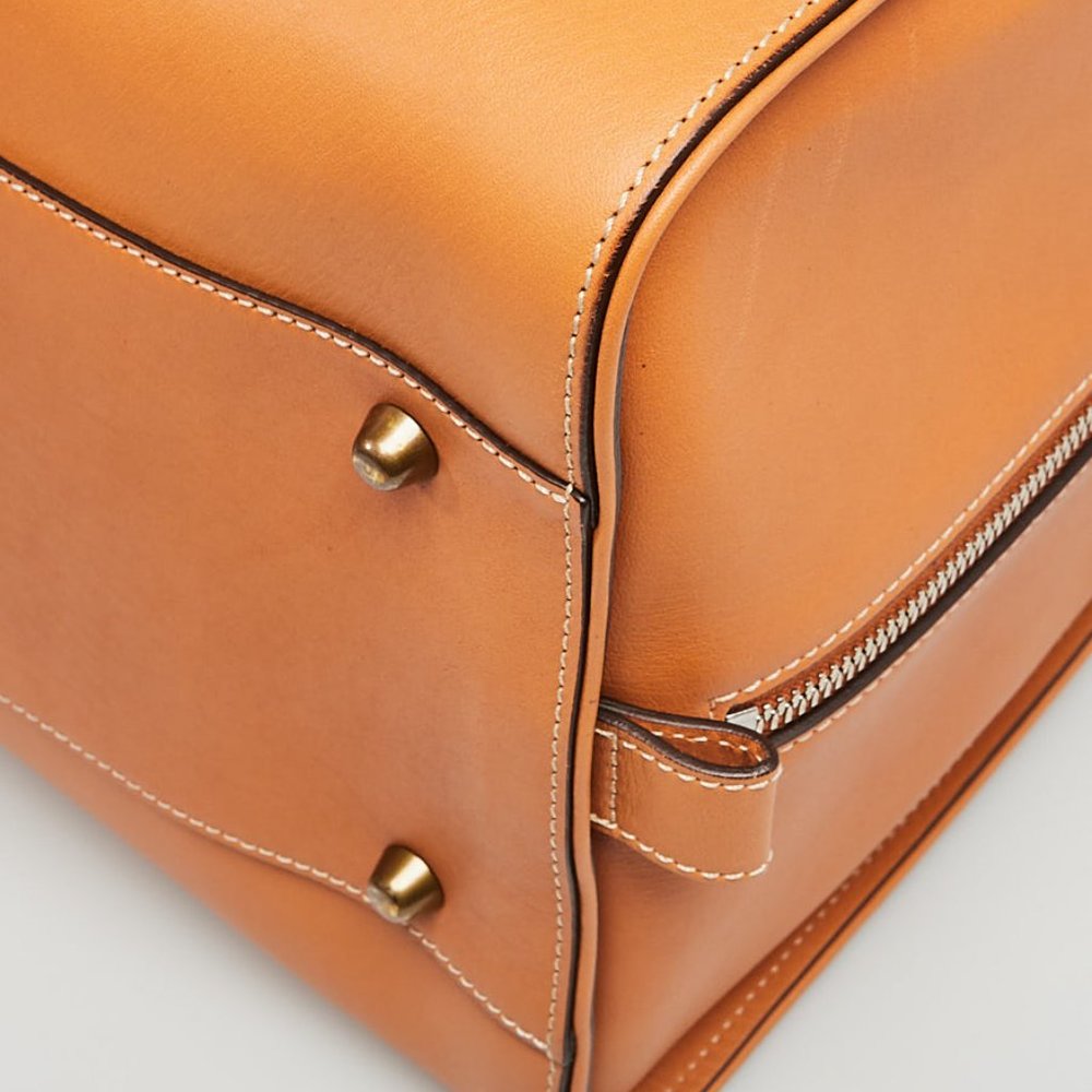 Chloe Aurore Tan Leather Satchel
